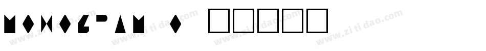 MONOGRAM O字体转换